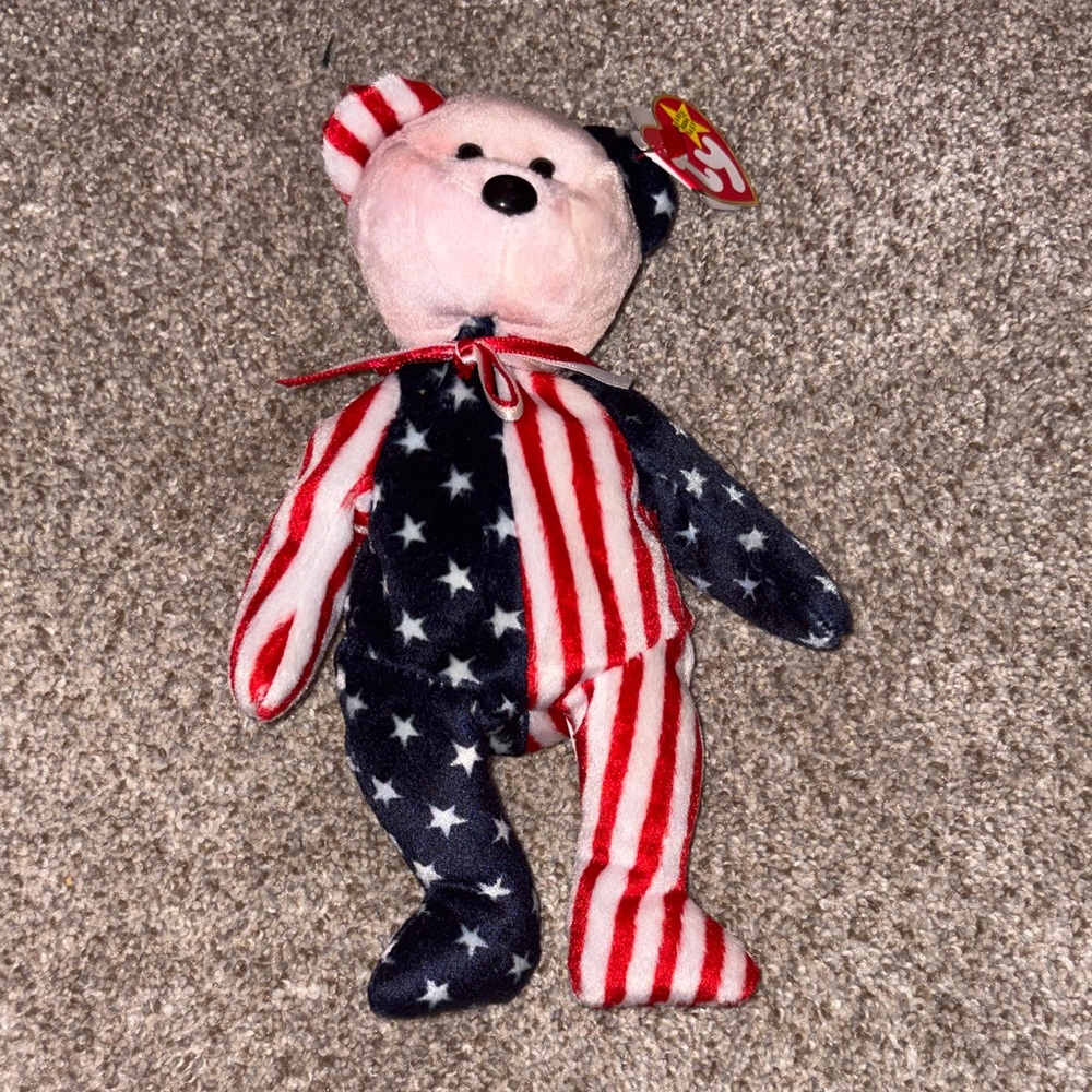 Ty Patriotic Stars and Stripes Bear Plush